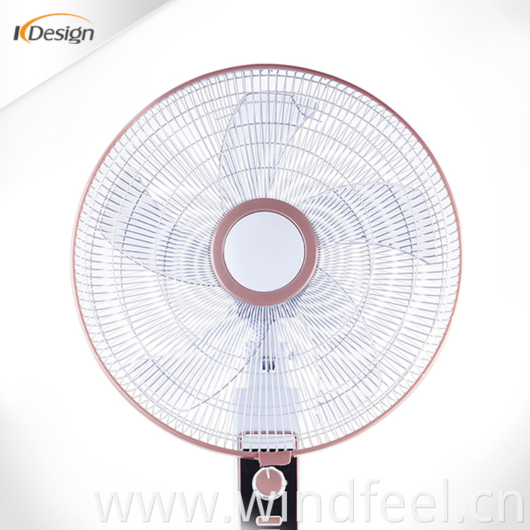 2018 new standard fancy 5 blade stand fan children room decorative noiseless stand fans